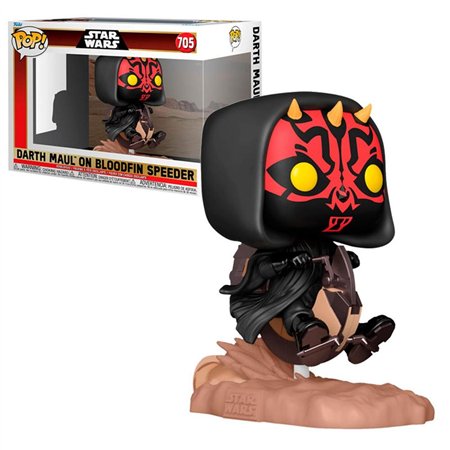 Funko Pop! Deluxe Ride Star Wars The Phantom Menace Darth Maul On Bloodfin 76014