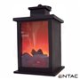 Lareira Decorativa LED A Pilhas 17cm Entac
