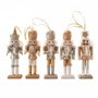 Conjunto de 5 Soldados Quebra-Nozes 13cm