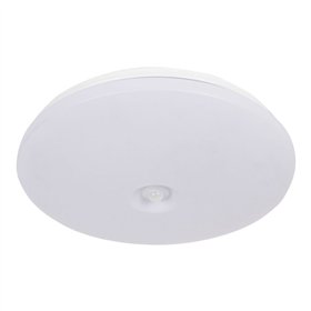 Aplique LED Redondo 2Xe27 2X60W c/ Sensor Movimento Pir