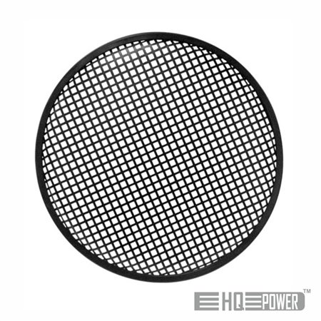 Grelha Metálica Preta 12" HQ Power