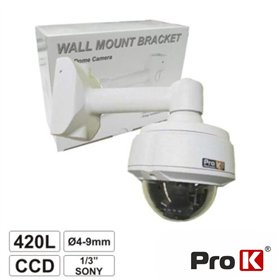 Câmara Vigilância Dome CCD Cores Ptz 420L 1/3" Sony Prok