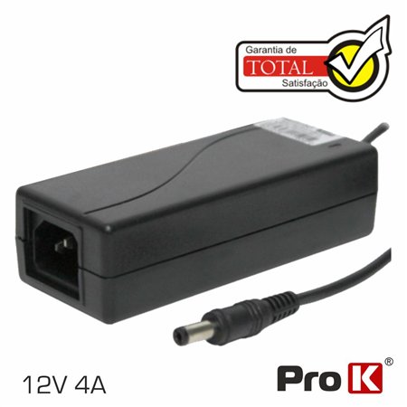 Alimentador Switching 12V 4A p/LCD Prok