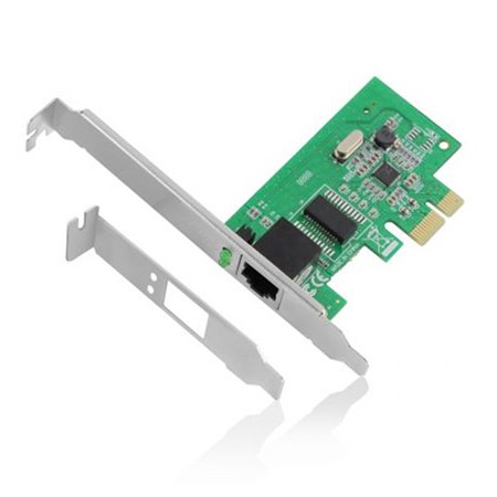 Placa de rede Ethernet pci.express 10 - 100 - 1000 ewent inclui perfil baixo lp perfil baixo