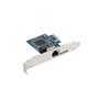 Lanberg ethernet placa de rede rj45 pci - e 1 porta gigabit lp