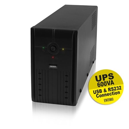 Sai eminente ups 600va - 360w - rs232 + usb