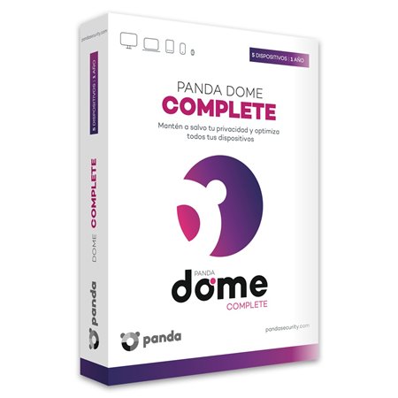 Antivirus panda dome completo 5 dispositivos 1 ano