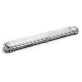 Armadura T8 c/ 2 Lâmpadas LED Tubular 2X9W 60cm 4000K IP65