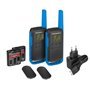 Walkie talkie motorola t62 blue duo - até 8km