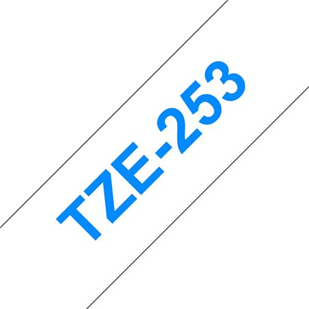 Brother TZe253 Cinta Laminada de Etiquetas - Compatível