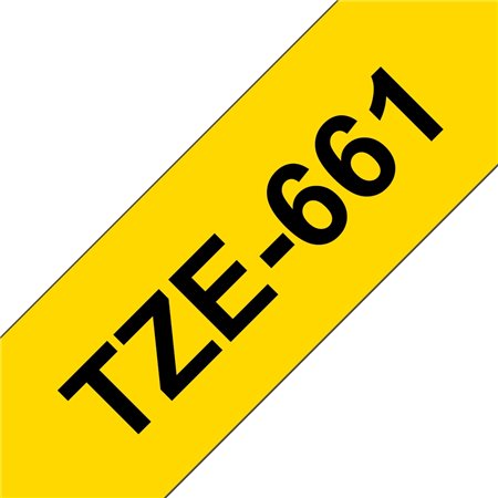 Brother TZe661 Cinta Laminada de Etiquetas - Compatível