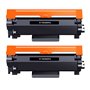 Brother TN2420/TN2410 Preto Pack de 2 Cartuchos de Toners - Compatível