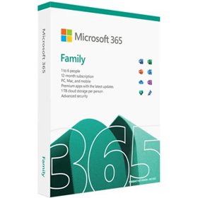 Microsoft Office 365 Familiar - Subscrição ESD 1 ano/6 utilizadores