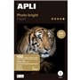 Pacote com 150 folhas de papel fotográfico Photobright 10x15cm 240g - Acabamento brilhante - Adequado para uso em impressoras ja