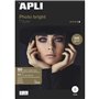 Papel fotográfico Apli Photobright A4 200g, 50 folhas