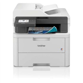 Impressora multifuncional Brother DCP-L3560CDW a laser colorida com LED, Wi-Fi e impressão frente e verso automática (26 ppm).