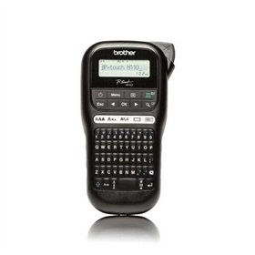 Fabricante de etiquetas eletrônicas portáteis Brother PT-H110 - Tela LCD - 253 símbolos - Velocidade 20 mm - Cor preta