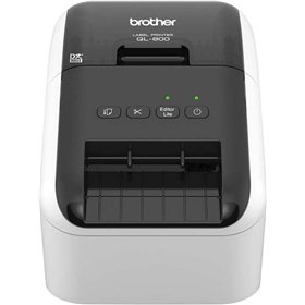 Impressora térmica de etiquetas USB profissional Brother QL800 - 93 etiquetas por min. - Resolução 300x600dpi - Impressão em pre