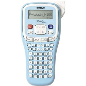 Rotuladora eletrônica portátil Brother - Tela LCD - Velocidade de 20 mm/s - 385 caracteres - 54 teclas - Fitas TZe