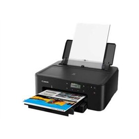 Impressora colorida Canon Pixma TS705a com Wi-Fi e impressão duplex de 15 ppm