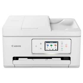 Impressora multifuncional colorida Canon Pixma TS7750i com Wi-Fi e impressão frente e verso automática de 15 ppm.