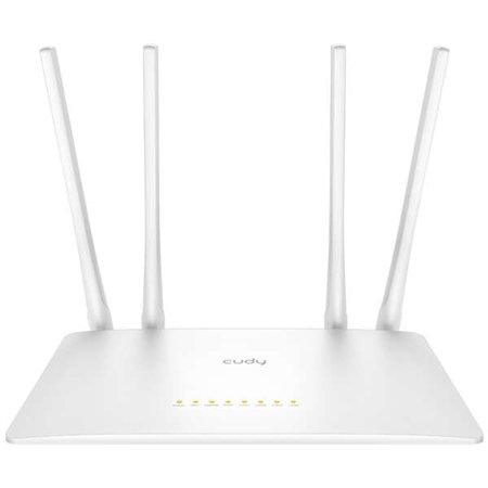 Cudy WR1200 Smart WiFi Router AC1200 Dual Band - 1 porta Wan 100/10 Mbps e 4 portas Lan 100/10 Mbps - 4 antenas externas
