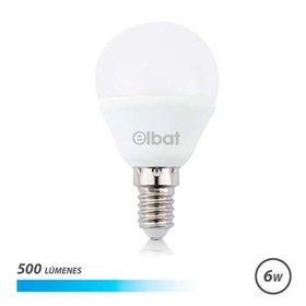 Lâmpada LED Elbat G45 - 6W - 500Lm - E14 - Luz Branca