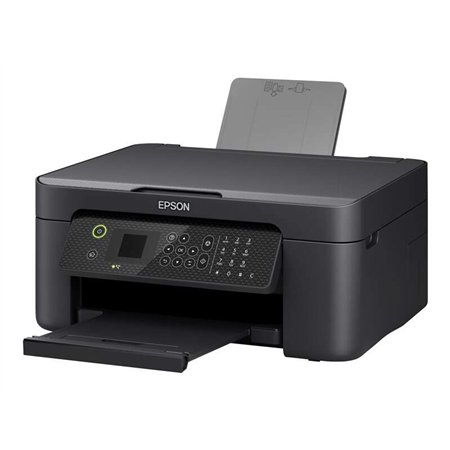 Impressora multifuncional Epson Workforce WF2910DWF, colorida, com fax duplex, Wi-Fi e velocidade de 33 ppm.