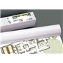 Rolo de papel Fabrisa Plus para plotter, 80g - Medidas: 610mm x 50m