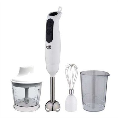 Varinha mágica Muvip 500W + Acessórios - 2 velocidades - Lâmina de aço inoxidável - Termostato de segurança