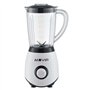 Liquidificador Muvip 1300W 1,5L - 2 velocidades - Lâminas de aço inoxidável - Função picador de gelo - Trava de segurança