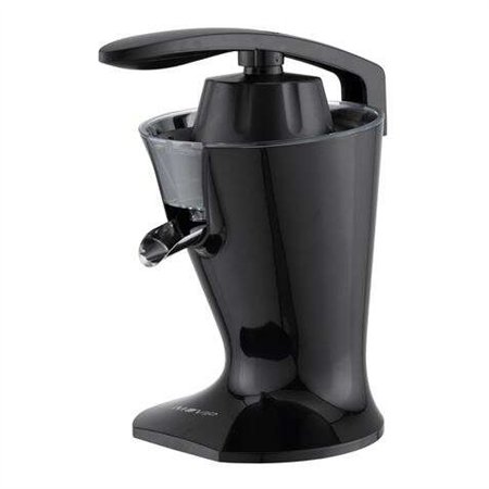 Espremedor elétrico Muvip Black Design 160W - Alça confortável para prensar - Filtro de aço inoxidável - Sistema anti-gotejament