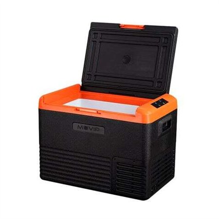 Geladeira Compressor Portátil Muvip 50L - Proteção da Bateria do Veículo - Temperatura -20º/+20º - Conexão 12/24/220V - Consumo 