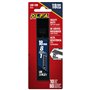Pacote com 10 lâminas de corte pretas Olfa de 18 mm - Aço carbono - 25% mais afiadas - 8 segmentos