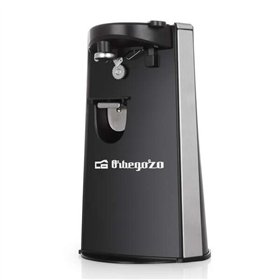 Abridor de latas elétrico Orbegozo CU 6500 3 em 1 - Prático e funcional - Lâmina de aço inoxidável - Potência 60W - Fácil limpez