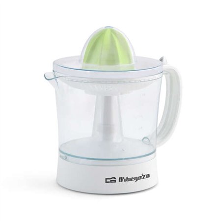 Orbegozo EP 2210 Espremedor de suco prático e potente - Potência 25W - Capacidade 1 litro - Função de giro e início automático -