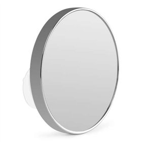 Orbegozo ESP 2000 Espelho cosmético elegante e prático - Diâmetro 17cm - Ampliação X5 - 3 Ventosas de fixação - Moldura cromada 