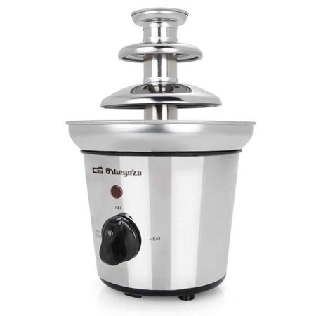 Fonte de chocolate Orbegozo Elegance - 3 camadas de aço inoxidável - Manutenção de calor - Segura e fácil de usar - Ideal para p