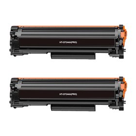 HP CF244A Preto Pack de 2 Cartuchos de Toners - Compatível