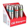 Conjunto térmico identificador de bebidas Orbegozo - Aço inoxidável resistente - Faixas coloridas - Sistema anti-derramamento - 