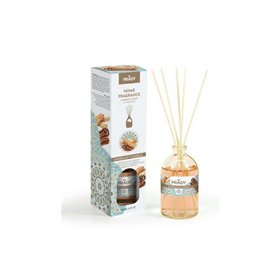 Aromatizador de Ambientes Prady Mikado - Sândalo e Canela - Frasco de Vidro de 100ml e Varetas Difusoras
