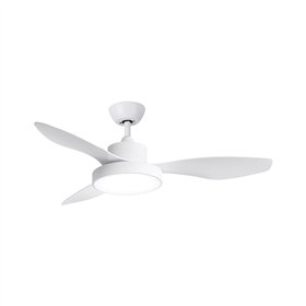 Ventilador de teto inteligente SPC Conforto DC LITE 2 com luz - Motor 42W DC - 6 velocidades, 4 modos de uso - Luz LED com 3 ton