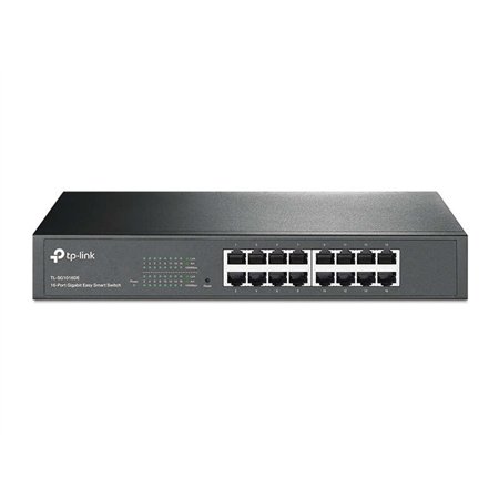 TP-Link Easy Smart Switch com 16 Portas Gigabit - Plug & Play - Tecnologia Verde