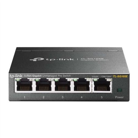 TP-Link Easy Smart Switch com 5 portas Gigabit - Plug & Play - Caixa metálica - Reduz o consumo de energia