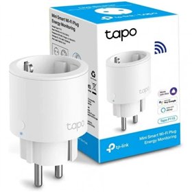 TP-Link Tapo P115 Mini Smart Wi-Fi Plug - Monitor de Energia - Ideal para Extensões Elétricas - Temporizador - Controle por Voz