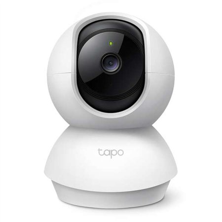 Câmera de Vigilância Wi-Fi TP-Link Tapo TC71 2K - Rotação 360º - Visão Noturna - Detecção de Movimento e Notificações - Alarme d
