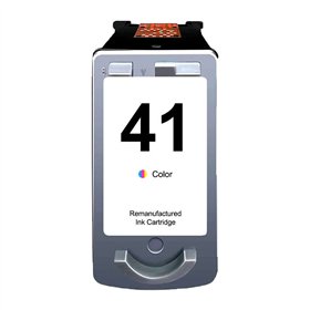 Cartucho de tinta remanufaturado Canon CL41/CL51/CL38 colorido - Exibe nível de tinta - Substitui 0617B001/0617B032/0618B001/214