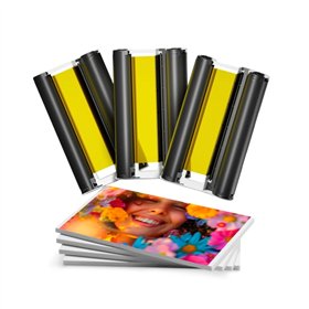 Pacote de tinta genérico Canon KP-108IN e 108 folhas de papel fotográfico, 100x148 mm - Substitui 3115B001