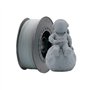 Filamento PETG 3D - Diâmetro 1,75mm - Bobina de 1kg - Cor Cinza
