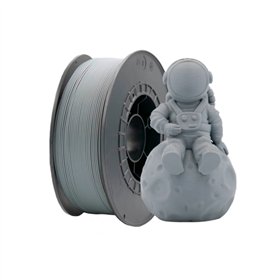 Filamento PETG 3D - Diâmetro 1,75mm - Bobina de 1kg - Cor Cinza
